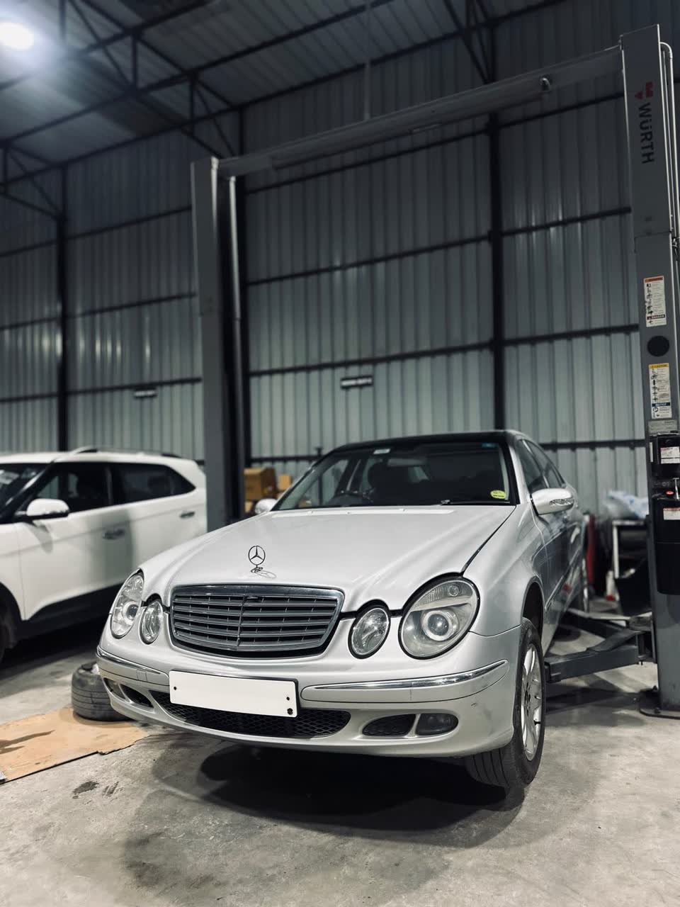 Mercedes E-Class owner's car at SV Autocars